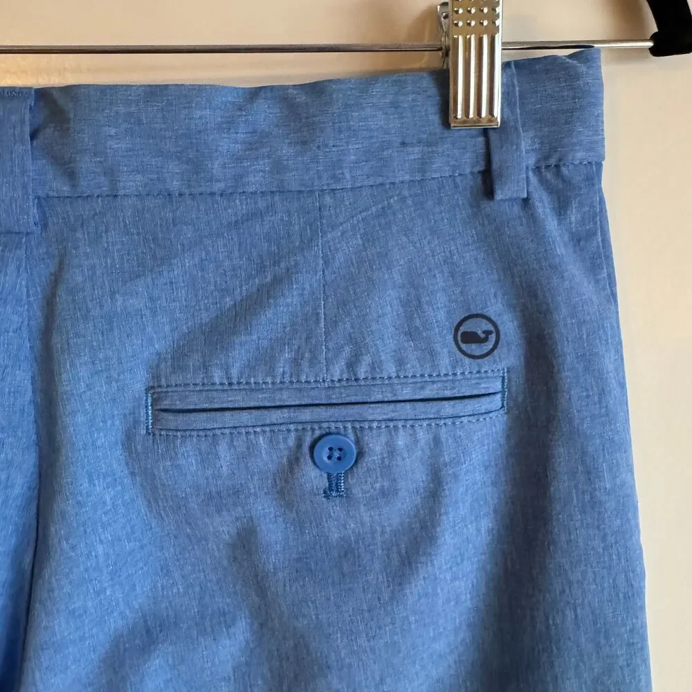 Boys 16 Vineyard Vines Blue Performance Chino Shorts 9